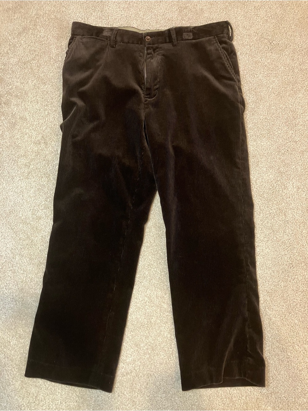 Polo by Ralph Lauren Men's Brown Corduroy Trousers 34/30